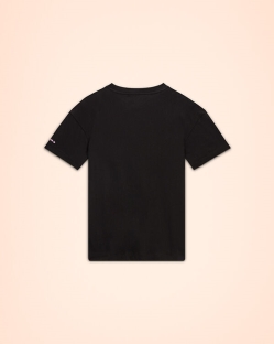 Camisetas Converse Leopard Chuck Taylor Patch Sleeve Para Niña - Negras | Spain-3948